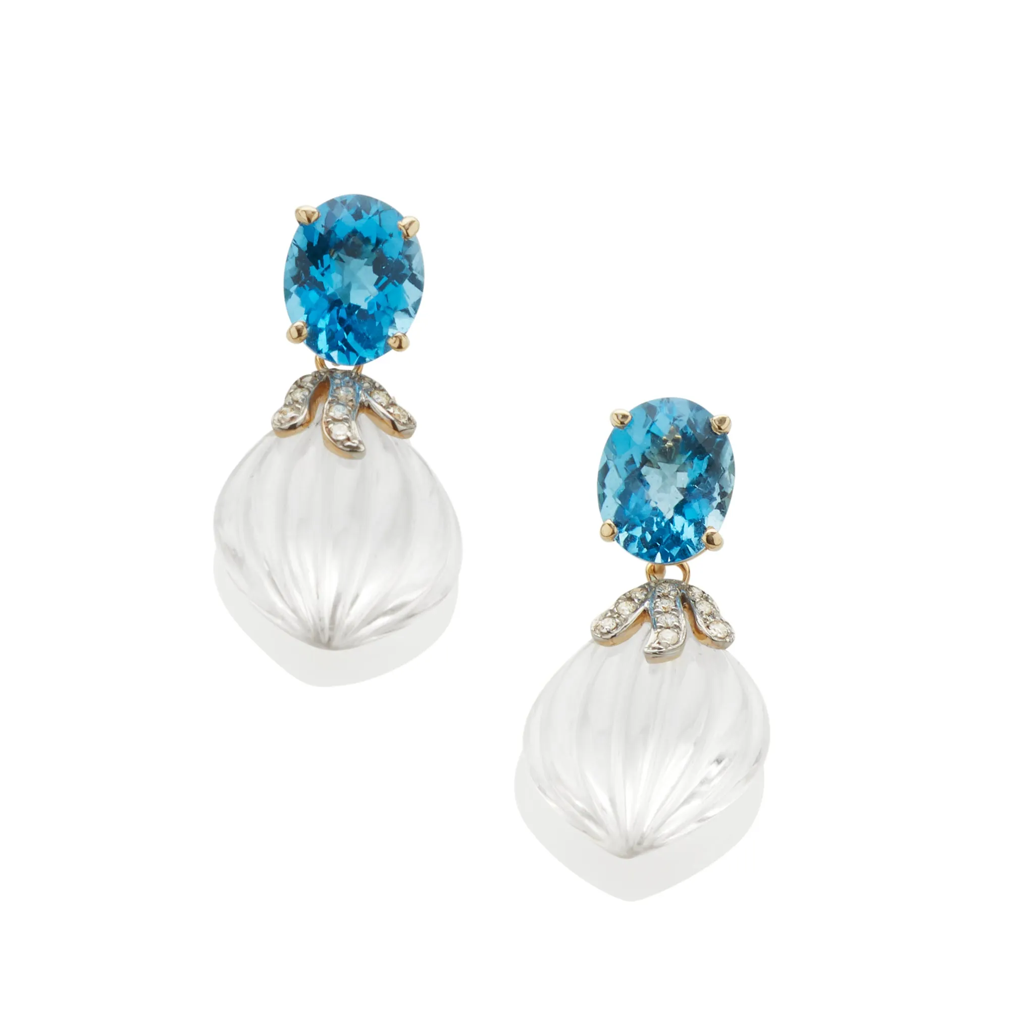 18K Mini Seaside Earring Drops