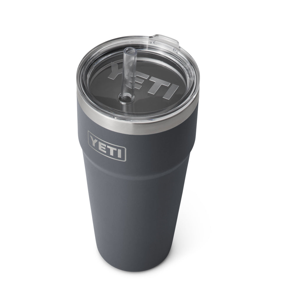 21071501189 TERMO RAMBLER 26oz STRAW CUP CHARCOAL MARCA YETI