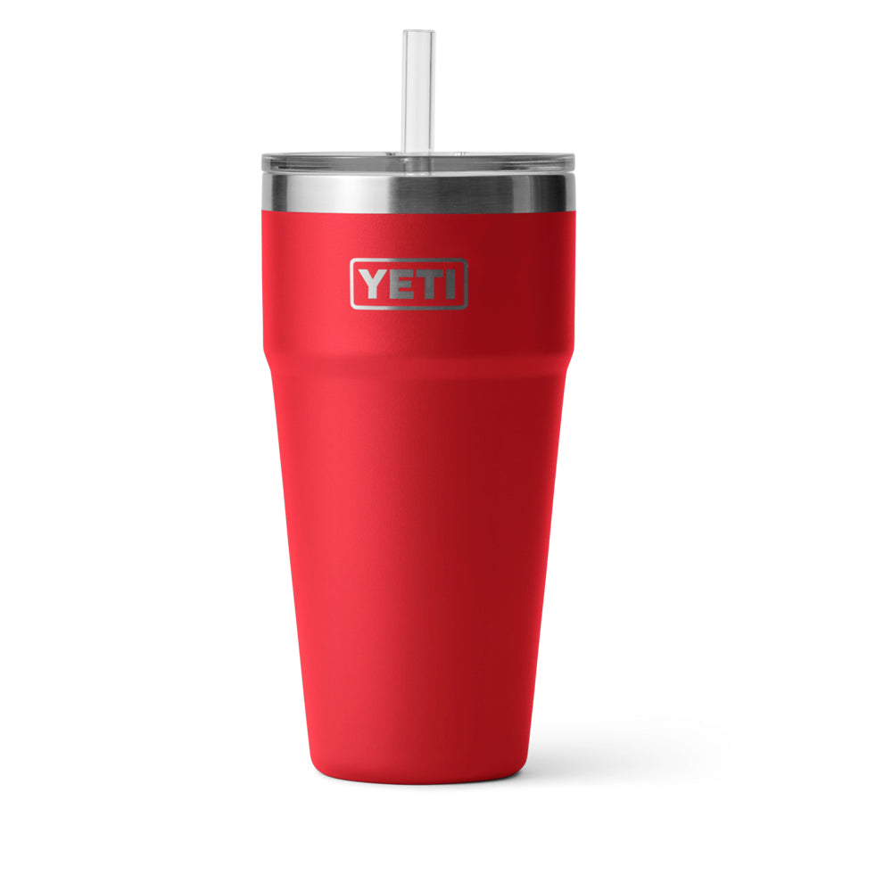 21071501388 TERMO RAMBLER 26oz STRAW CUP RESCUE RED MARCA YETI