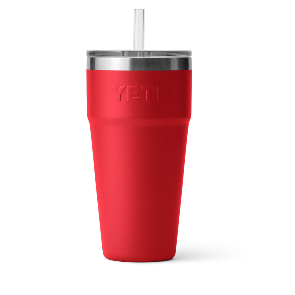 21071501388 TERMO RAMBLER 26oz STRAW CUP RESCUE RED MARCA YETI