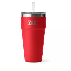 21071501388 TERMO RAMBLER 26oz STRAW CUP RESCUE RED MARCA YETI