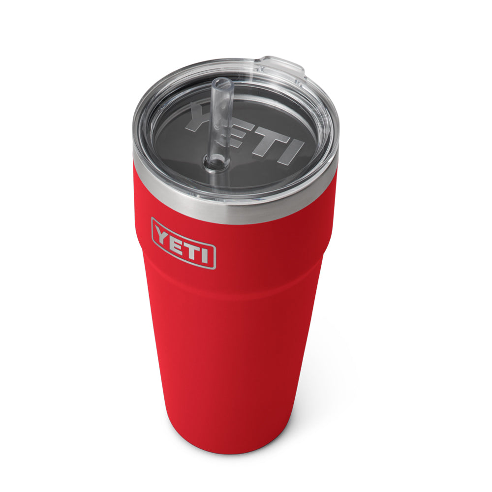 21071501388 TERMO RAMBLER 26oz STRAW CUP RESCUE RED MARCA YETI