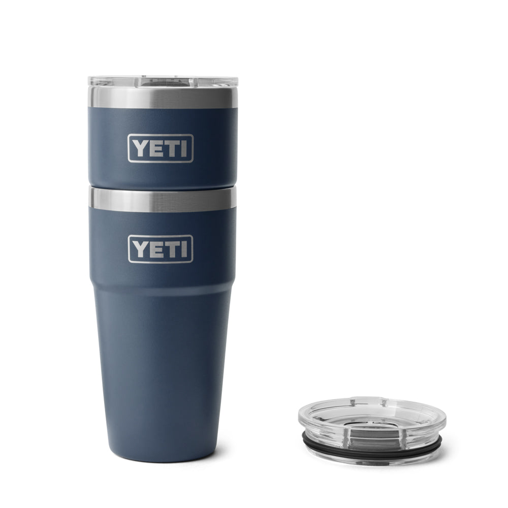 21071503705 TERMO RAMBLER 20oz STACKABLE CUP TAPA MAGNETICA MARINO MARCA YETI