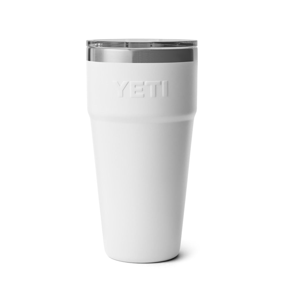 21071503715 TERMO RAMBLER 30oz STACKABLE CUP TAPA MAGNETICA BLANCO MARCA YETI