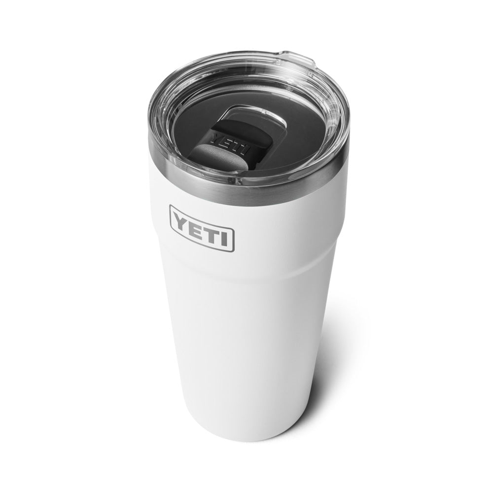 21071503715 TERMO RAMBLER 30oz STACKABLE CUP TAPA MAGNETICA BLANCO MARCA YETI