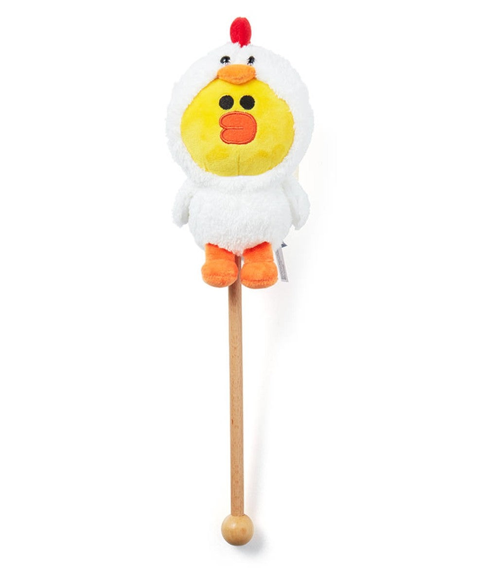 2p LINE Friends Jungle Brown Doll Massager Tools Chicken Sally Kids Toys