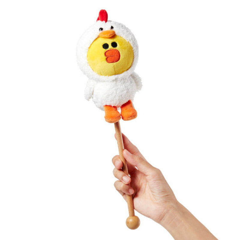 2p LINE Friends Jungle Brown Doll Massager Tools Chicken Sally Kids Toys