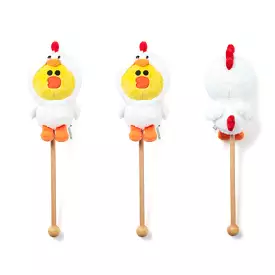 3p LINE Friends Jungle Brown Doll Massager Tools Chicken Sally Kids Toys