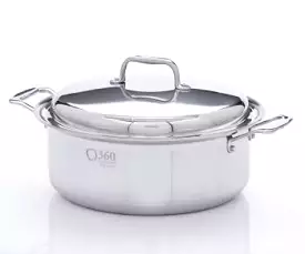 6Qt Stainless Steel Stockpot w/Cover USA Made