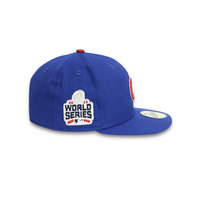 [70583424] Chicago Cubs  16' World Series Men's Fitted Hats