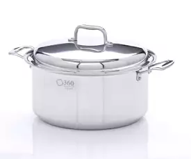 8Qt Stainless Steel Stockpot w/Cover USA Made