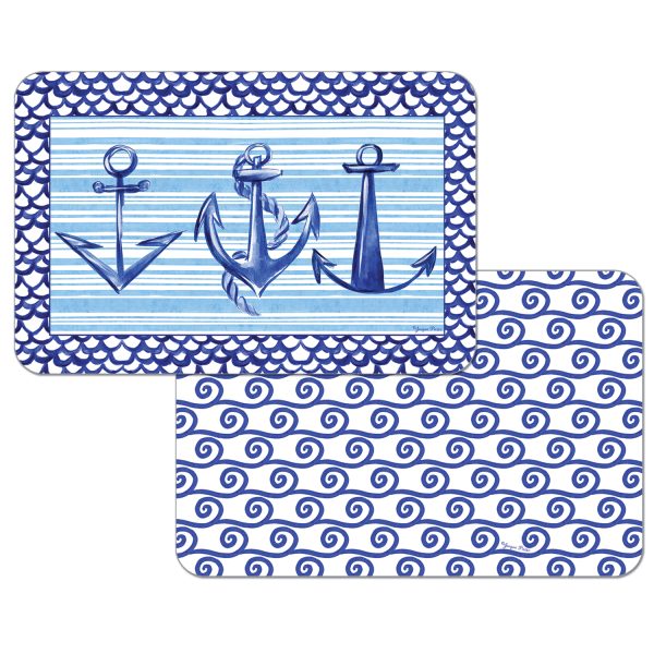 Anchors Away  - Easycare Reversible Placemat