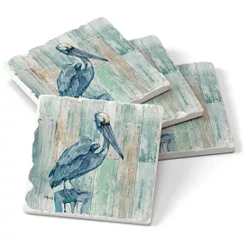 Arianna Pelican Coaster Set