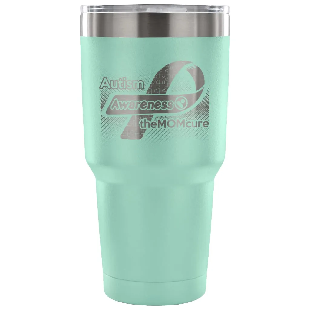 Autism Awareness Insulated Coffee Travel Mug 30 oz Stainless Steel Tumbler