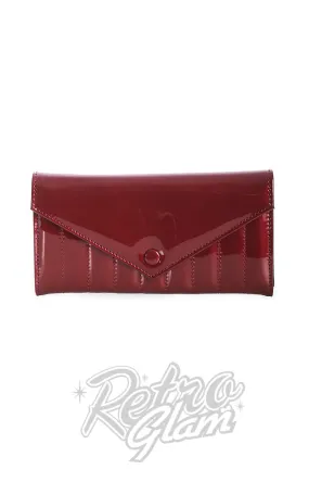 Banned Maggie May Quilted Wallet in Burgundy