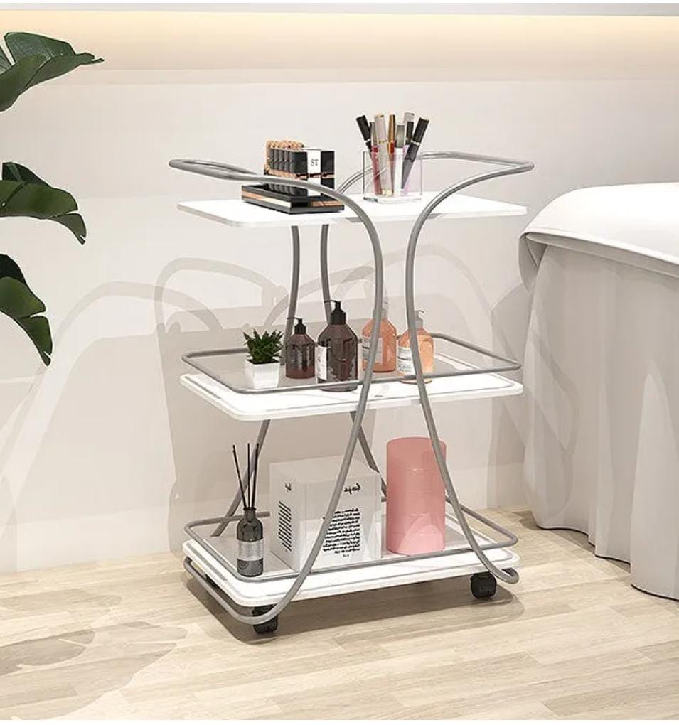 Bar trolley Stainless Steel  with electroplating and Marble Top-ANUB001BTT