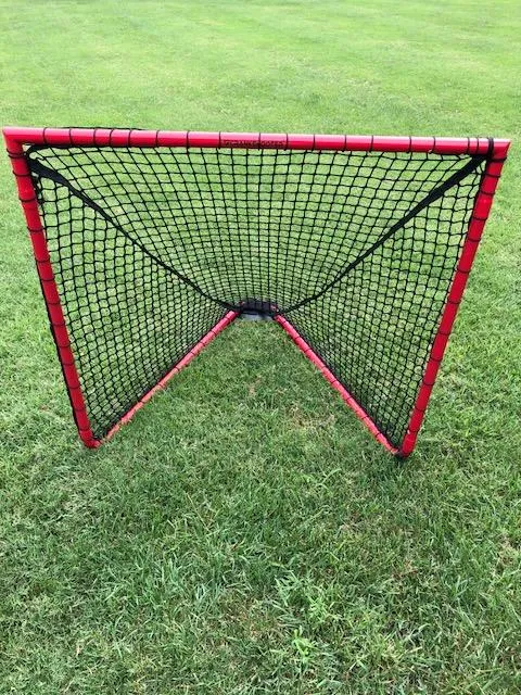 Box Lacrosse Goal - 26 lbs - INCLUDES 5mm Black Crankshooter Net - FREE SHIPPING