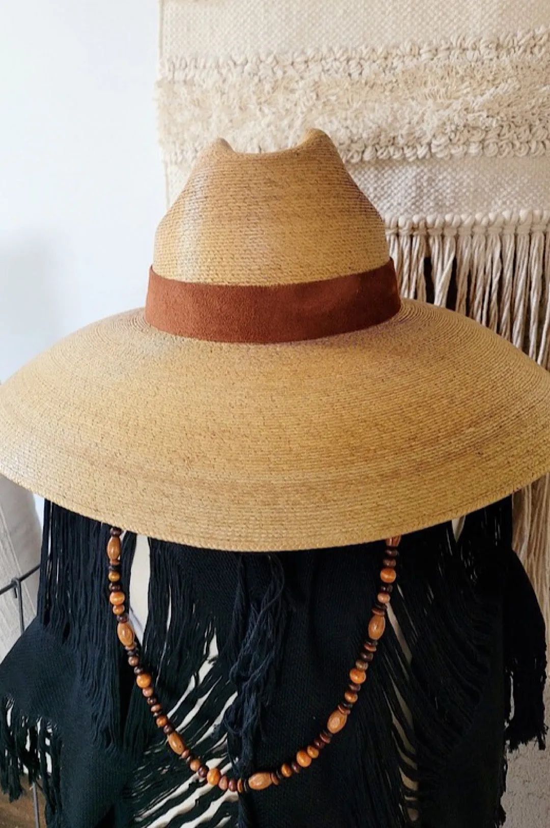 Braided Palm Leaf Hat