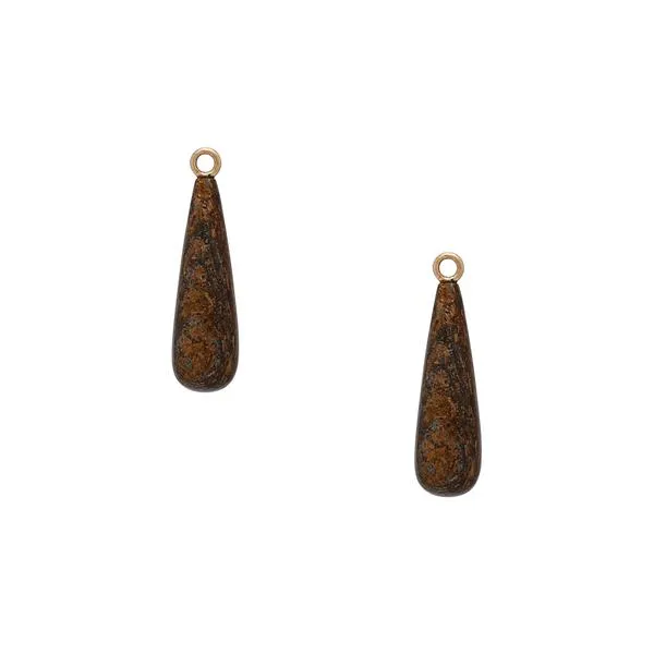 Bronzite Earring Drops