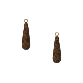 Bronzite Earring Drops