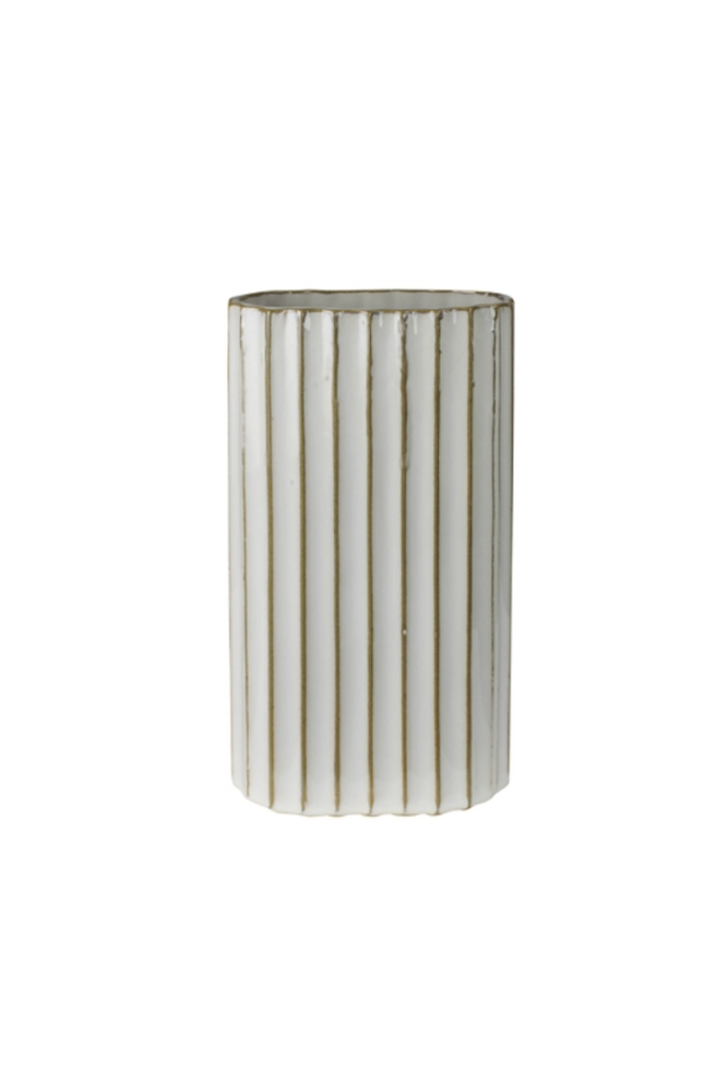 Cara Ribbed Vase