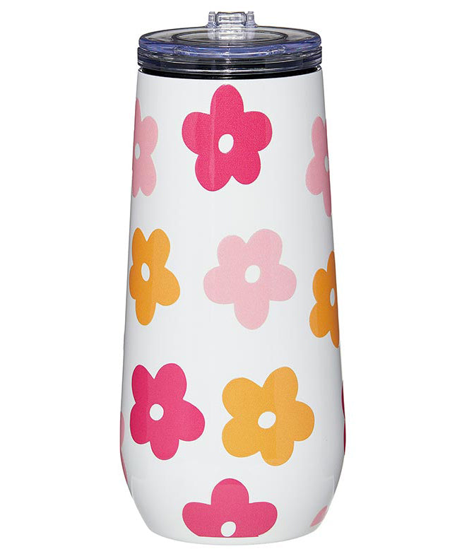 Champagne Tumbler - Flowers