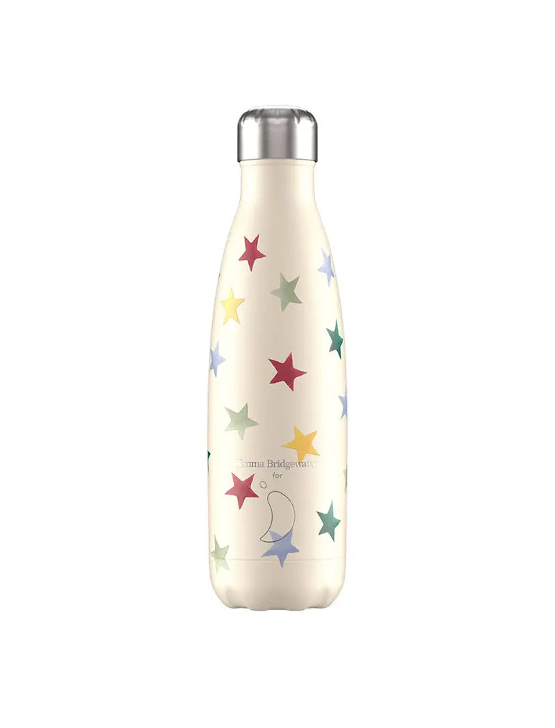 Chillys 500ml Water Bottle Emma Bridgewater Polka Stars