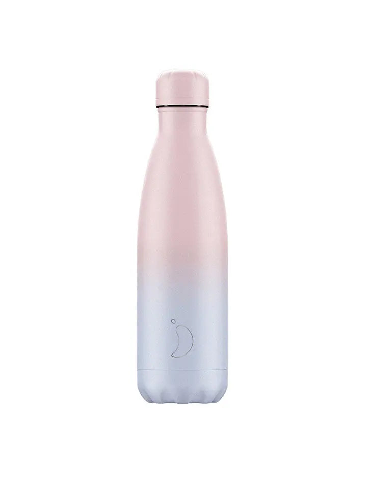 Chillys 500ml Water Bottle Gradient Blush