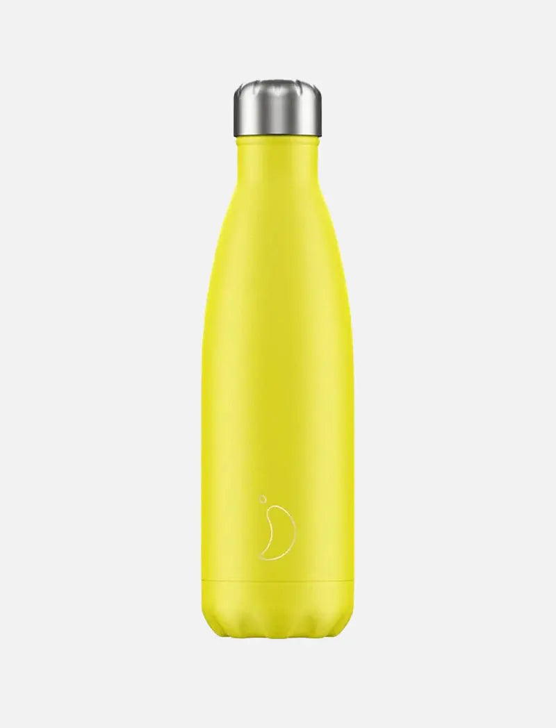 Chillys 500ml Water Bottle Neon Edition Yellow