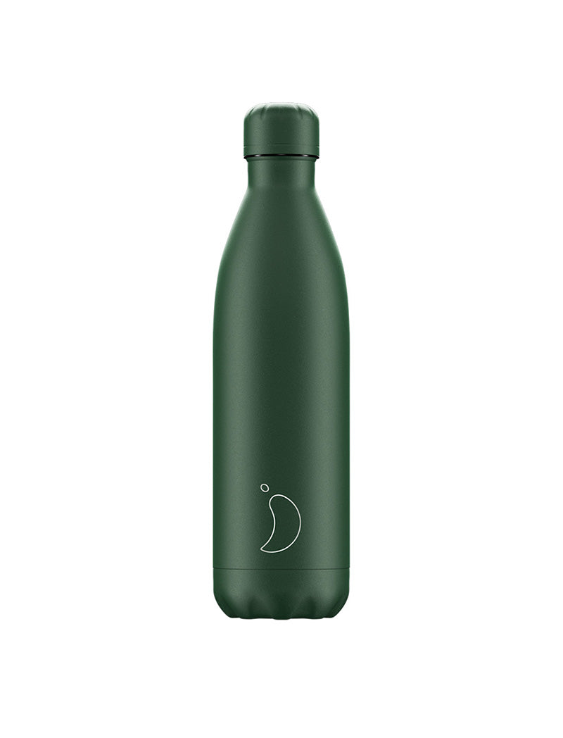 Chillys 750ml Water Bottle Matte All Green