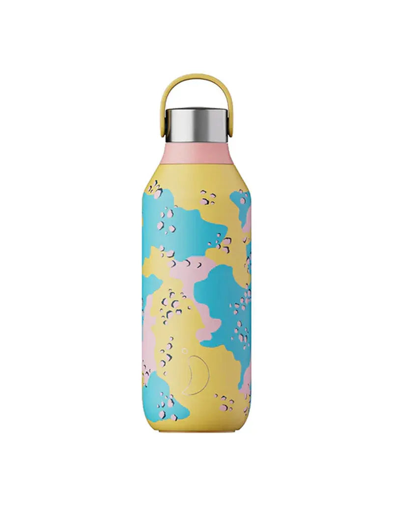 Chillys Series 2 500ml Bottle Chillys Studio Desert Camo Yellow