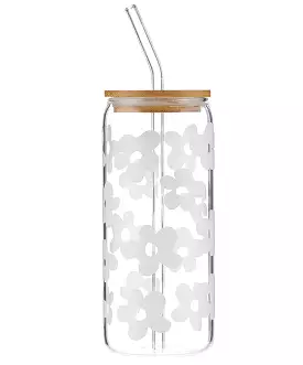 Cold Brew Tumbler - White Floral