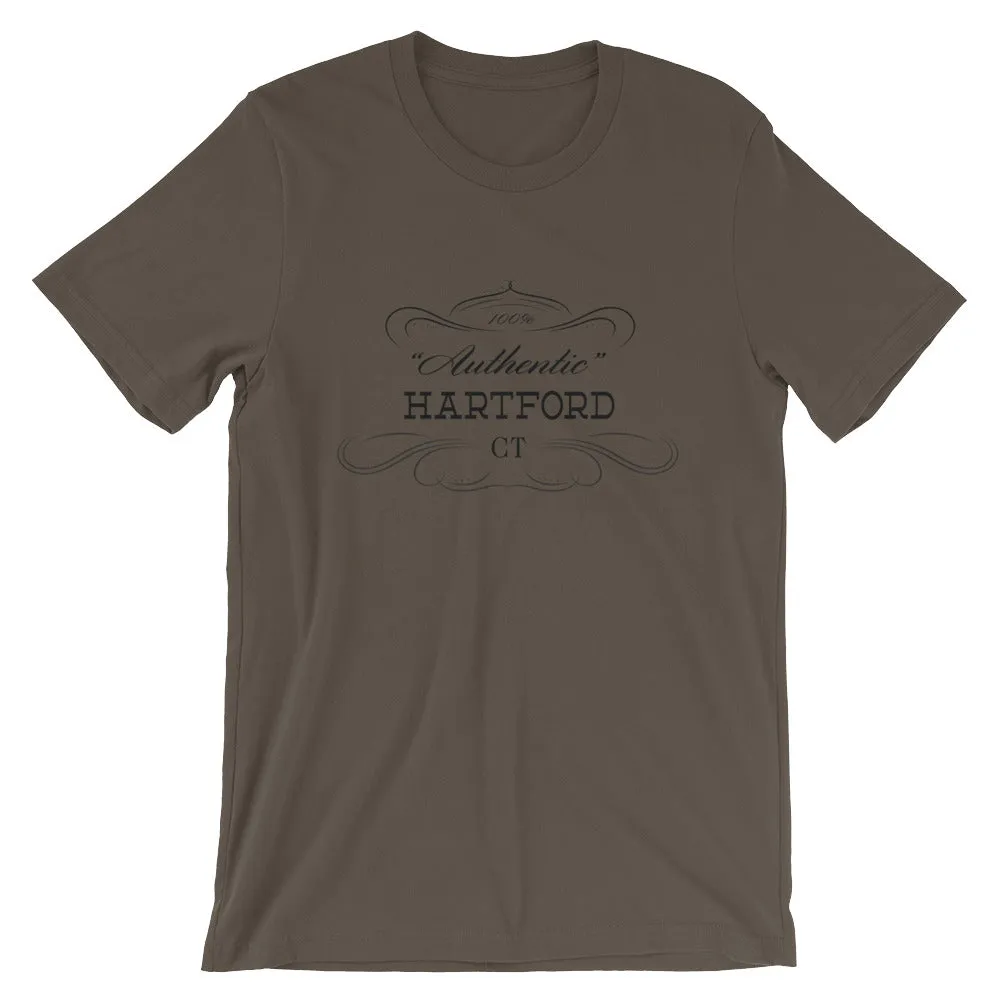 Connecticut - Hartford CT - Short-Sleeve Unisex T-Shirt - Authentic