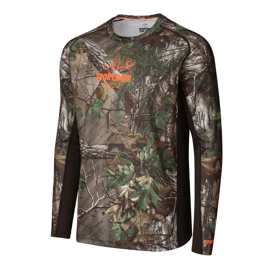 Cool Breeze Pro: Breathable Camo Long Sleeve Fishing Shirt