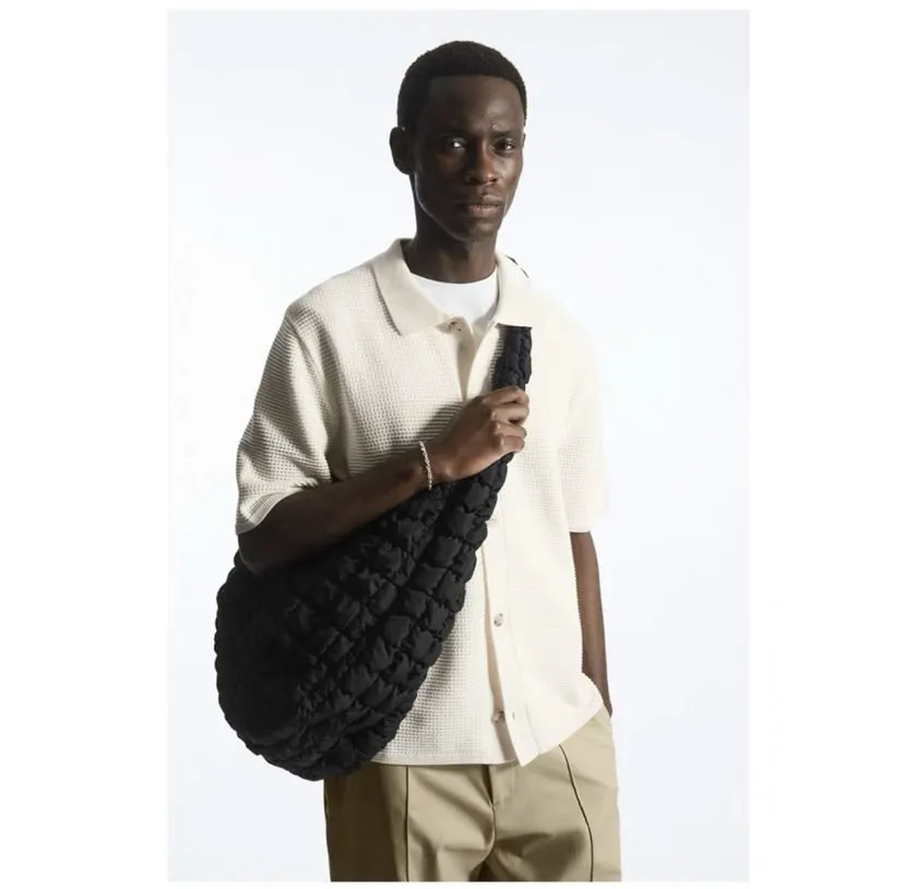 COS Quilted Bag Oversized Black 