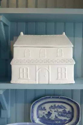 Cottage House Cookie Jar