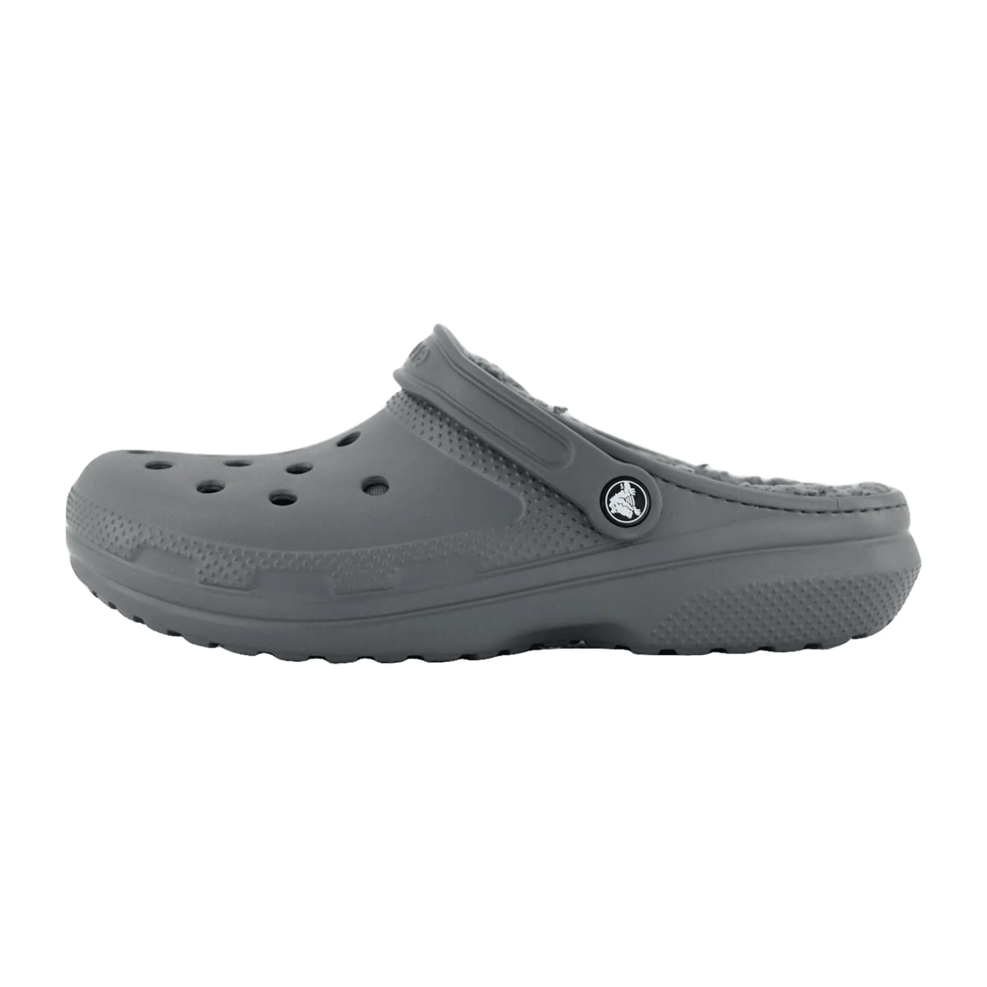 Crocs Classic Lined Men's Clogs - Comfortable Grey Winter Footwear