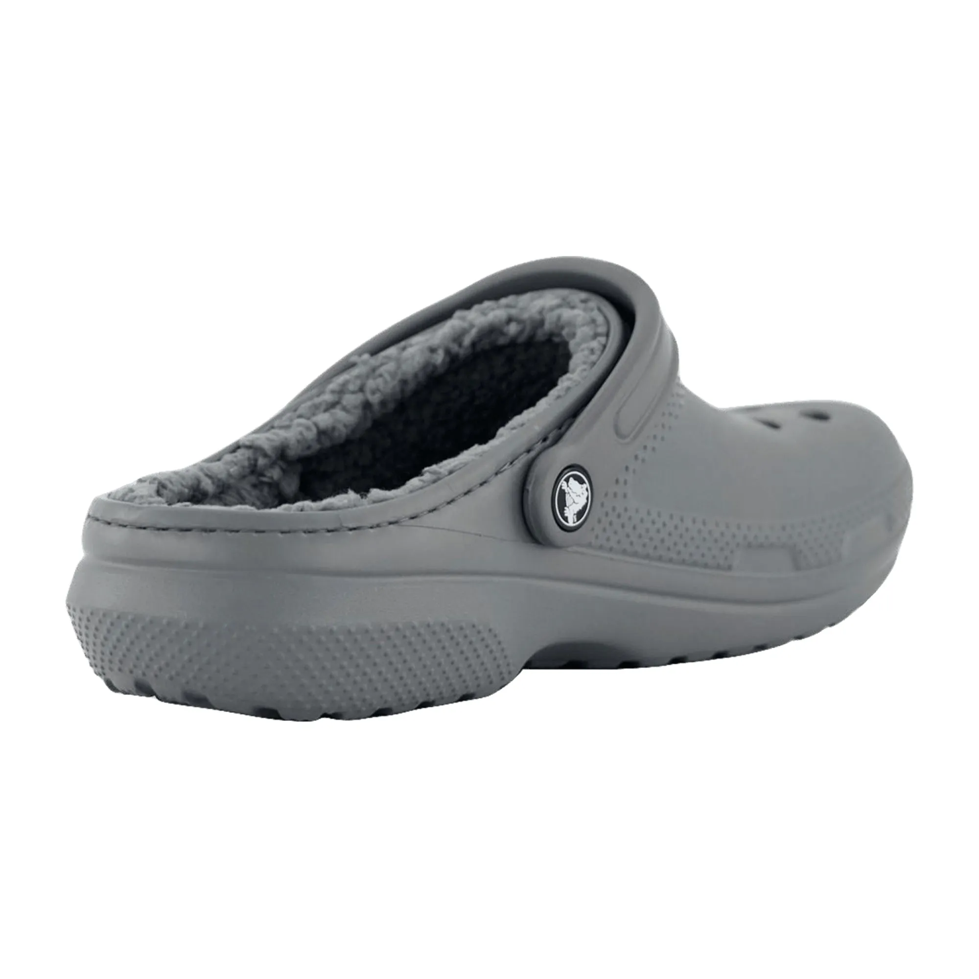 Crocs Classic Lined Men's Clogs - Comfortable Grey Winter Footwear