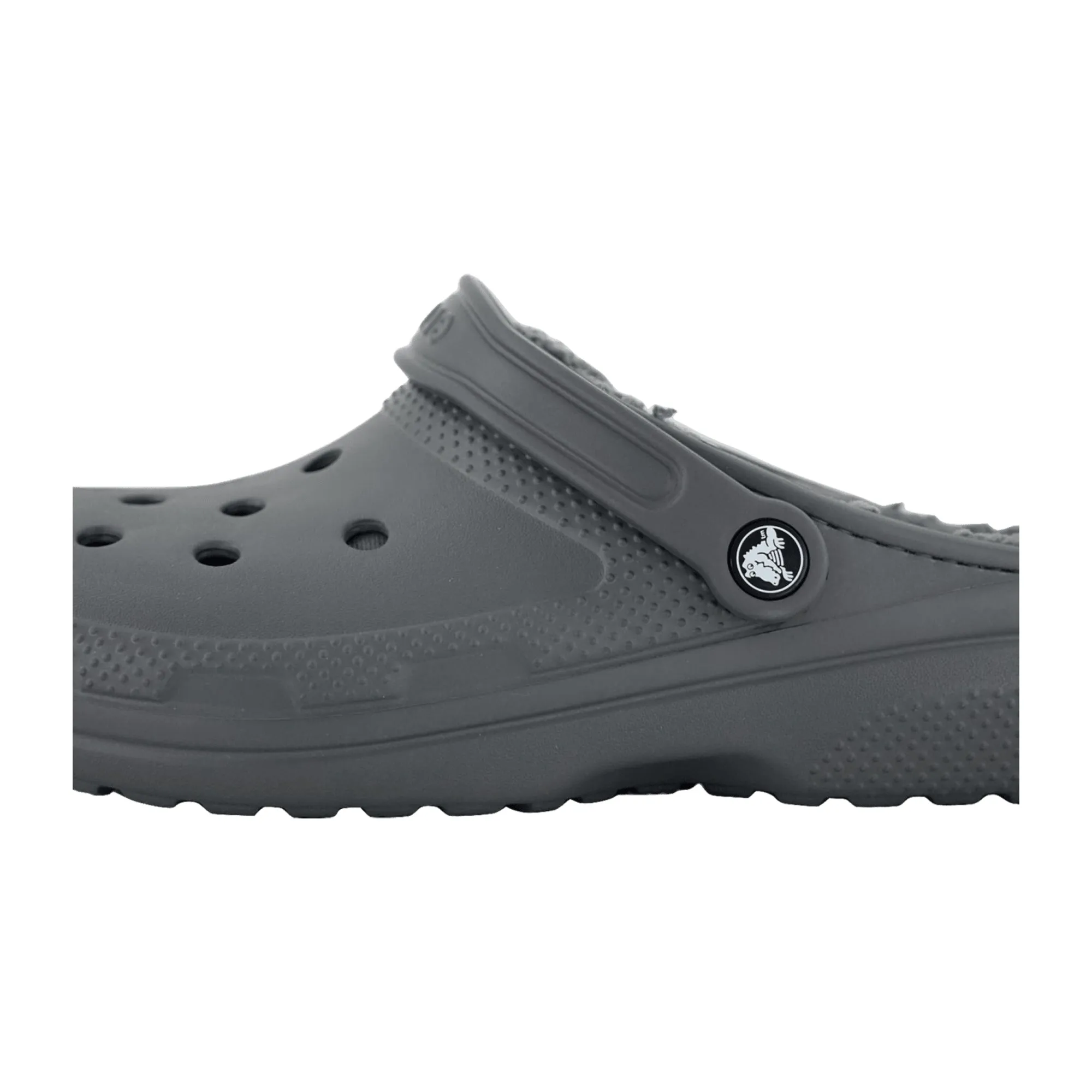 Crocs Classic Lined Men's Clogs - Comfortable Grey Winter Footwear