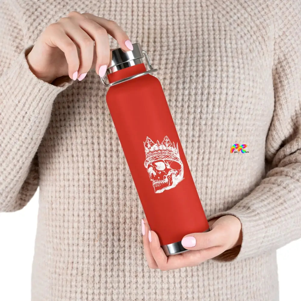 Crowned Skull Vacuum Insulated Water Bottle