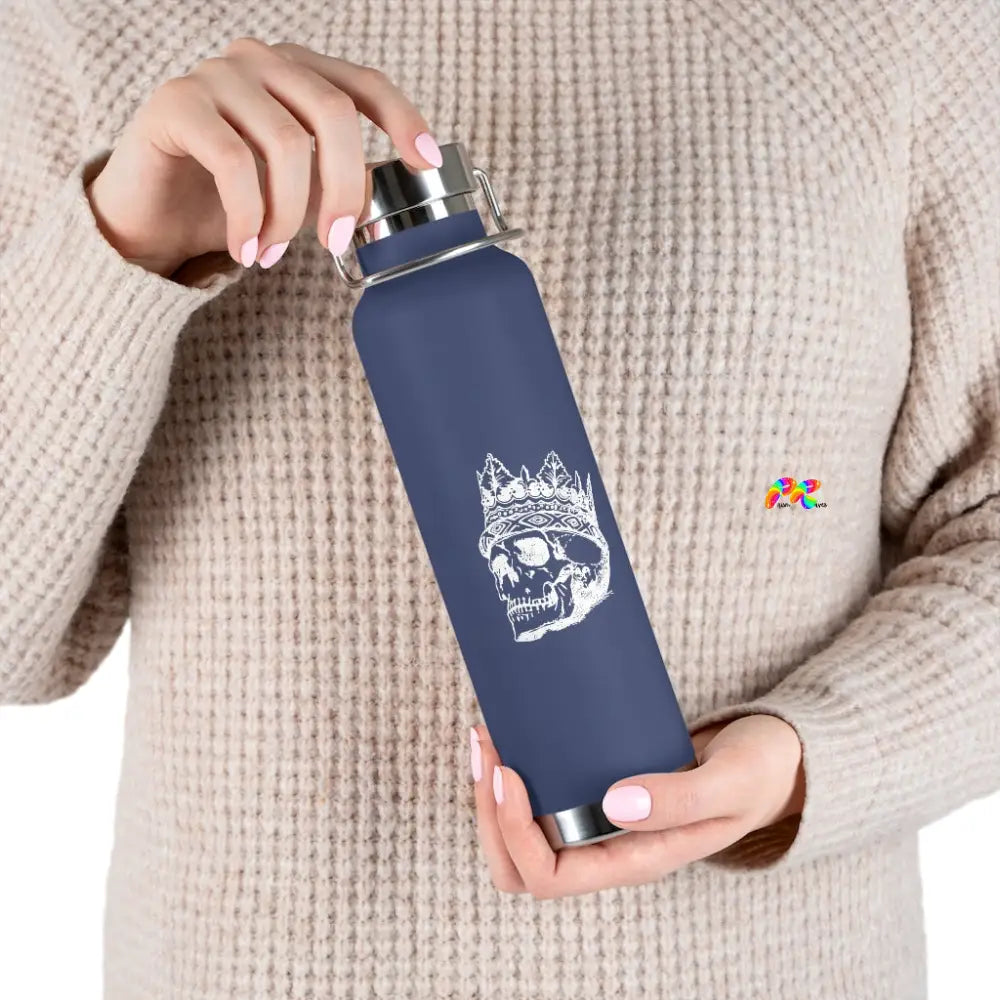 Crowned Skull Vacuum Insulated Water Bottle