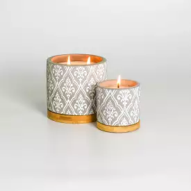 Damask Stone Candle 16oz