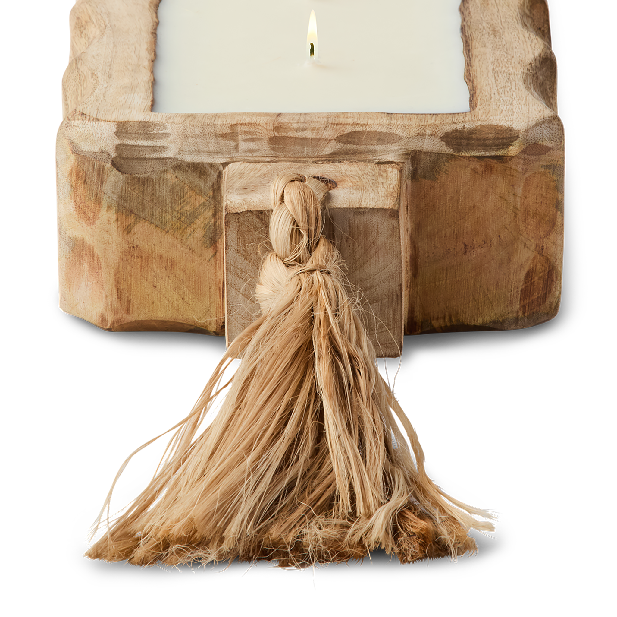 Driftwood Candle Tray 44Oz :: Brown