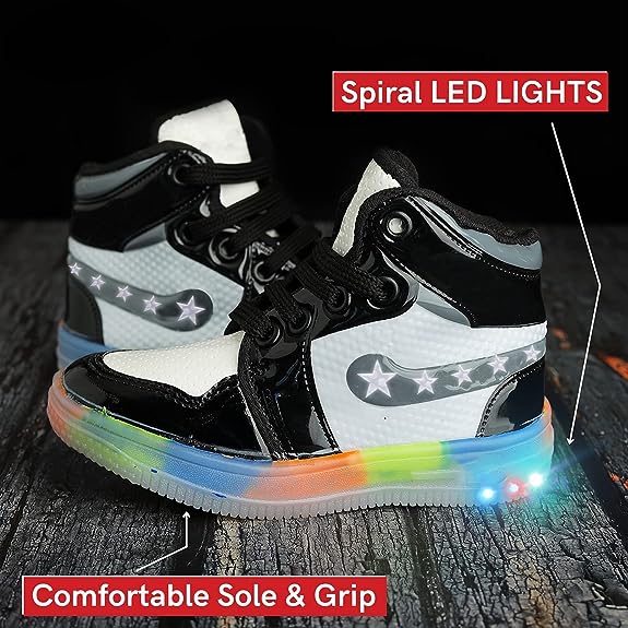 Elegant LED Kids Sneakers | Combo (Qnty 2)