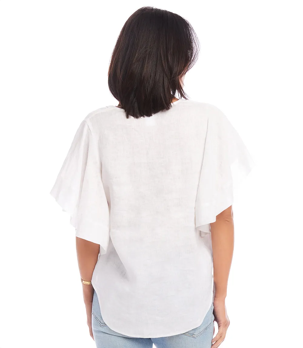 Flutter Sleeve Top