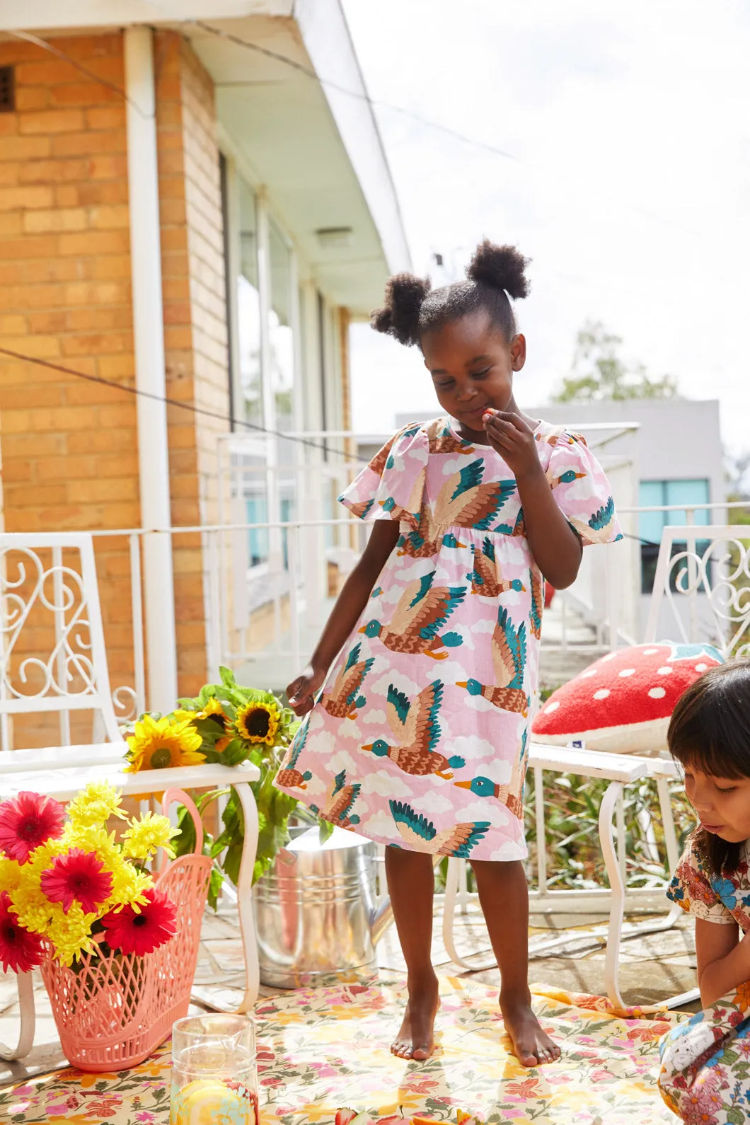 Flying Ducks Kids Dress