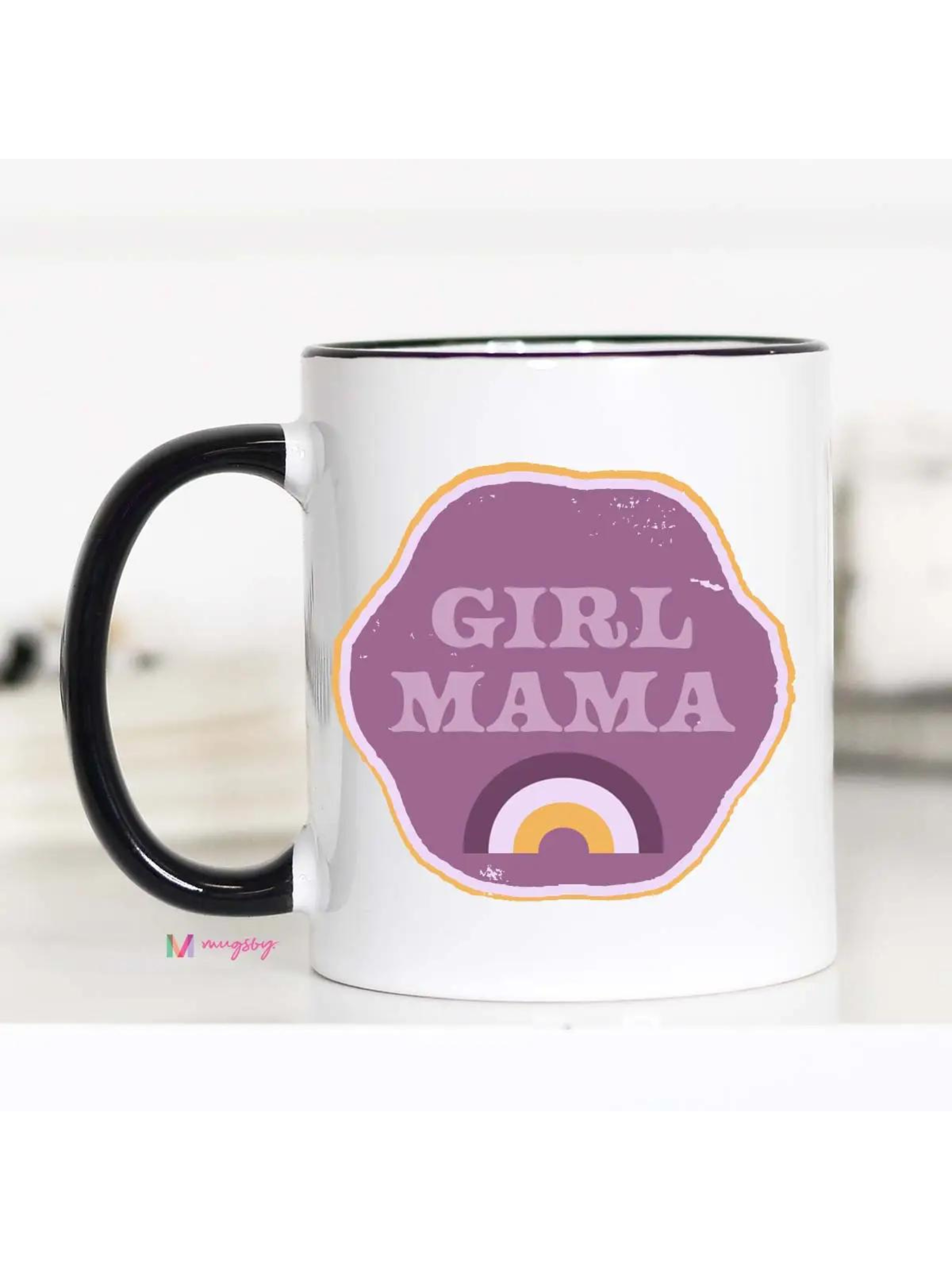 Girl Mama Retro Mug