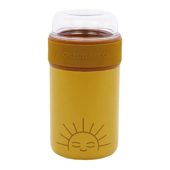 Grech & Co. Child Thermo Snack And Food Jar Wheat Yellow