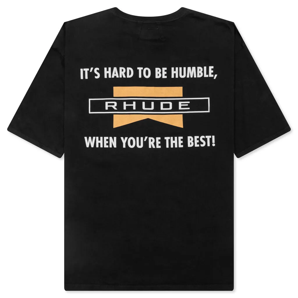 Hard to Be Humble Tee - Vintage Black