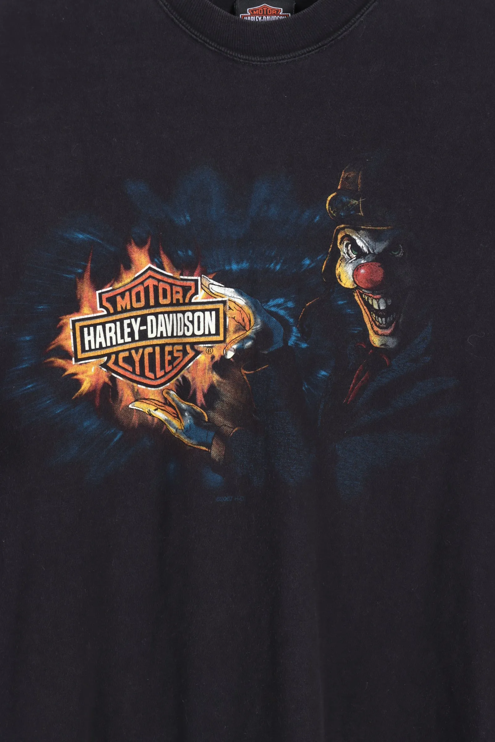 HARLEY DAVIDSON Columbus Clown 'Genuine Dealer' Graphic Tee (M)